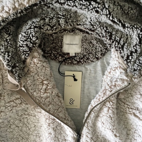 SOLD NWT Thread & Supply Brandon Fleece Jacket - Picture 6 of 6